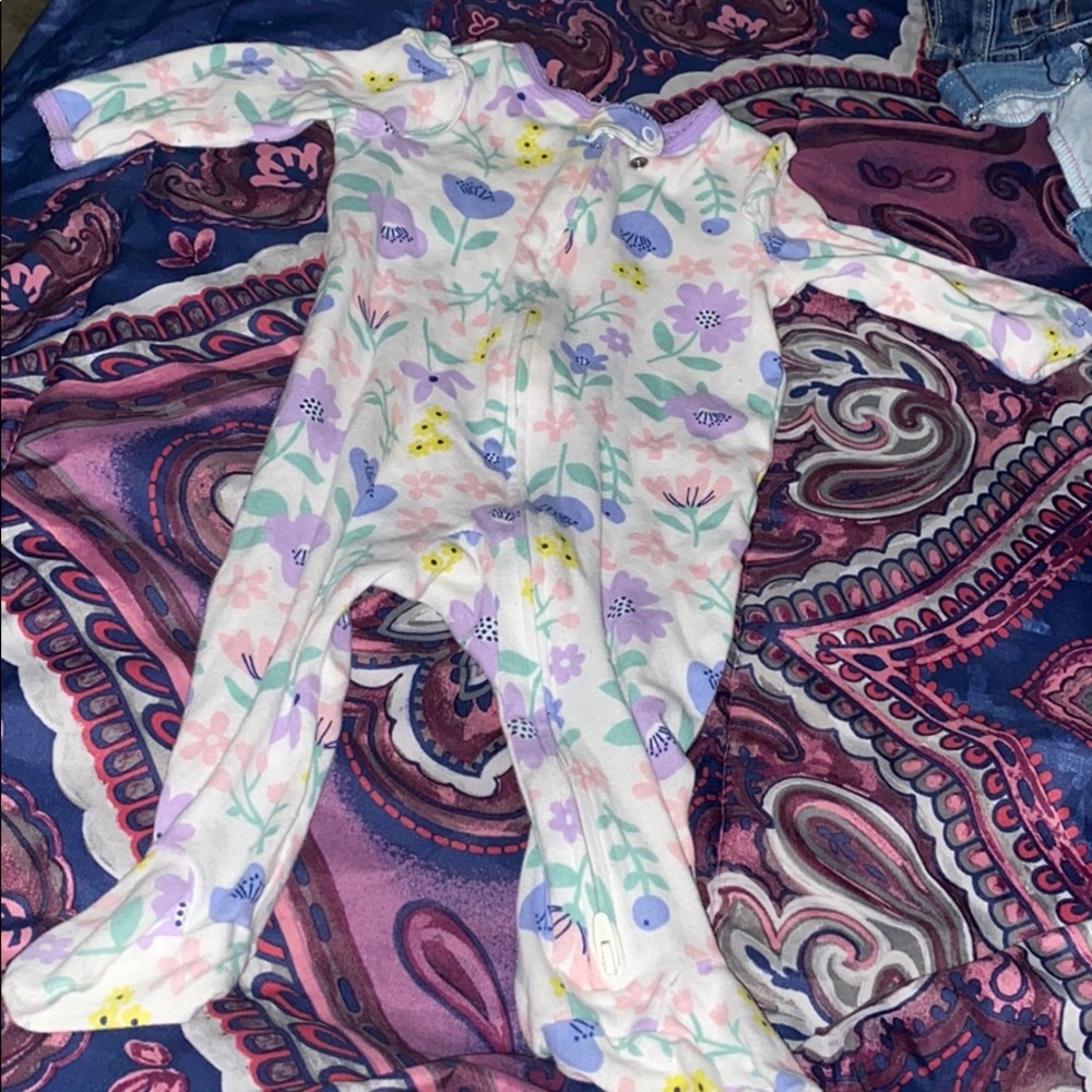 Baby girl sleeper